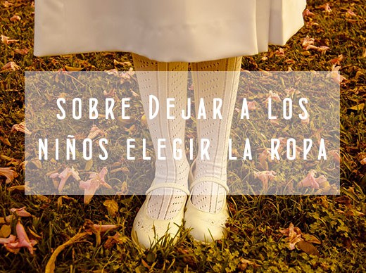 dejar a los niños elegir la ropa