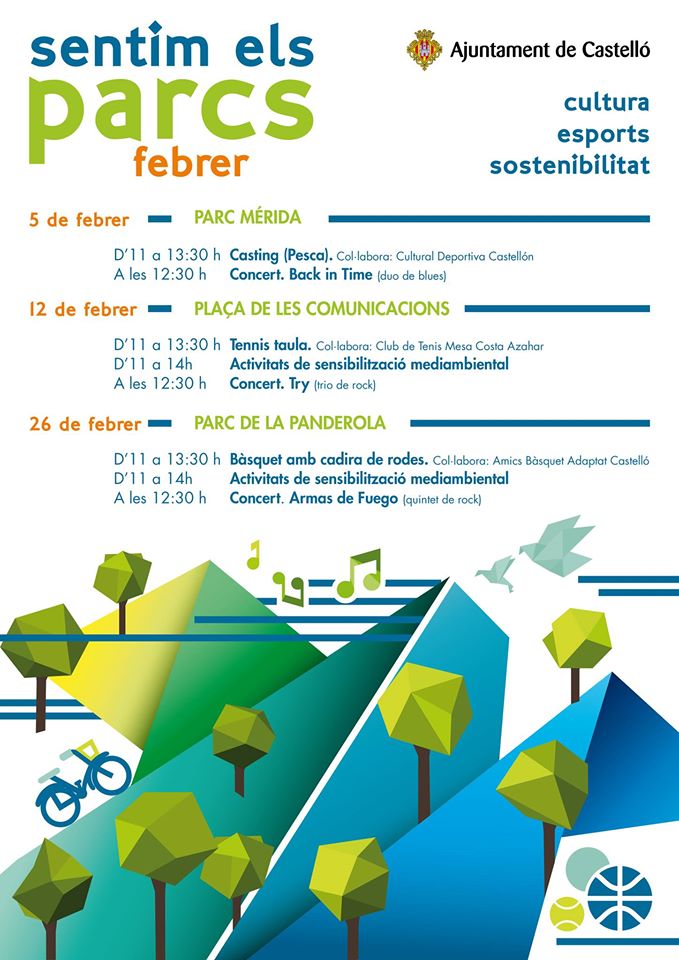 Actividades para niños en Castellón. Sentim els Parcs Castelló