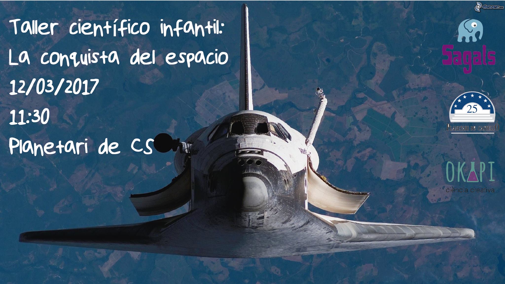 Actividades para niños en Castellón. Taller Conquista del Espacio