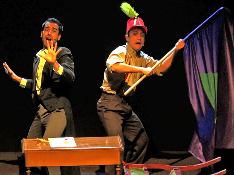 Actividades para niños en Castellón. Teatro familiar Gomis un heroi romàntic